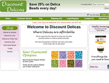 Tablet Screenshot of discountdelicas.com